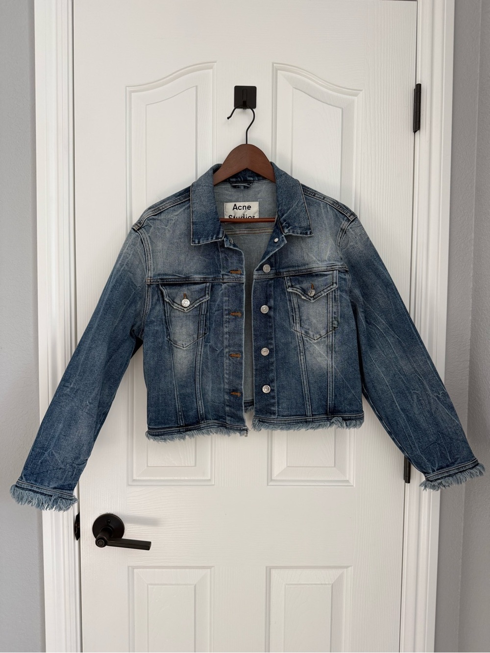 Acne Studios Distressed Denim Jacket